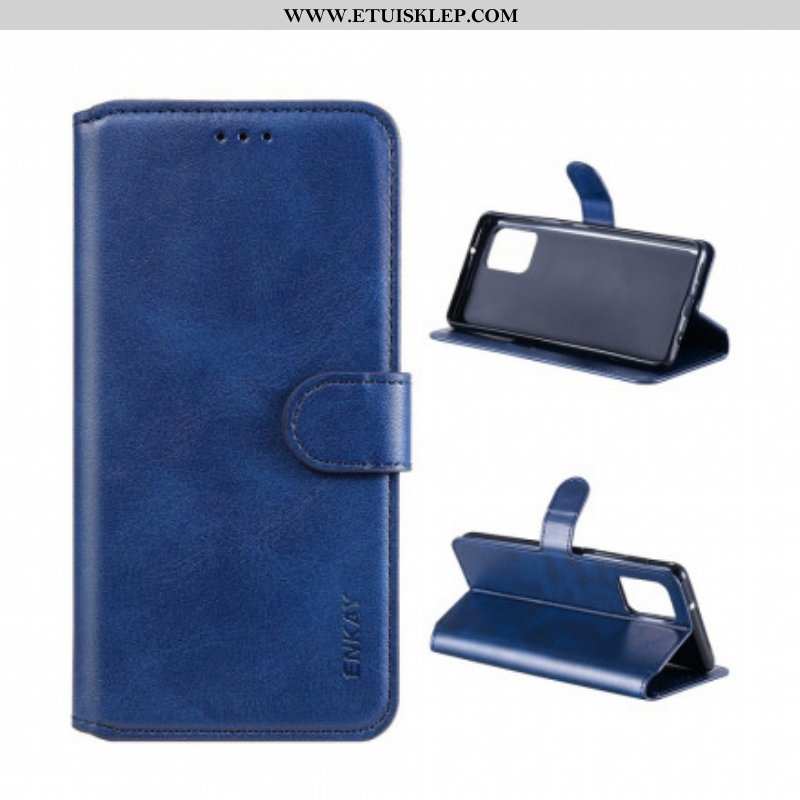 Etui Folio do Samsung Galaxy A42 5G Enkay Sztuczna Skóra